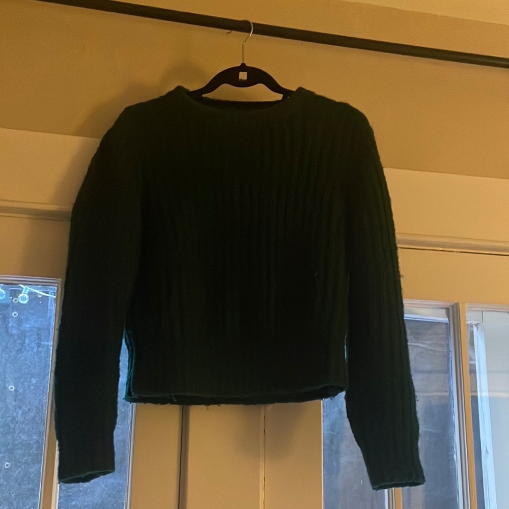Small wool green Rollas sweater